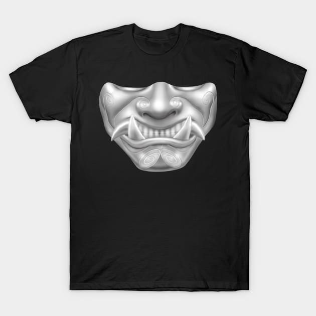 Ninja Oni Mask T-Shirt by AyotaIllustration